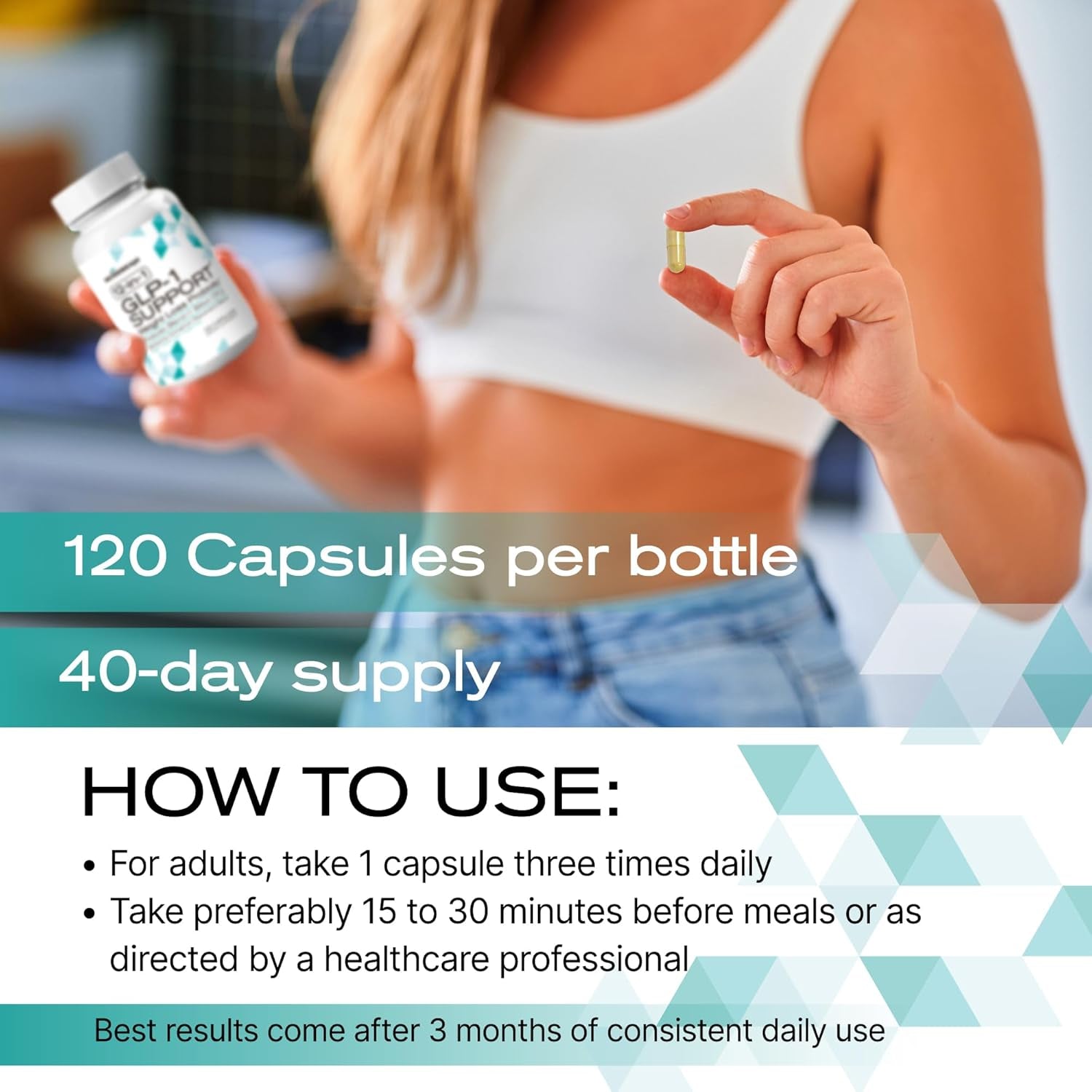 Musebeam GLP-1 Support Probiotic Weight Loss Supplement - Women Men GLP1 Support with Berberine - Appetite Suppressant Hunger Control Metabolism Fat Burn & Gut Health Support