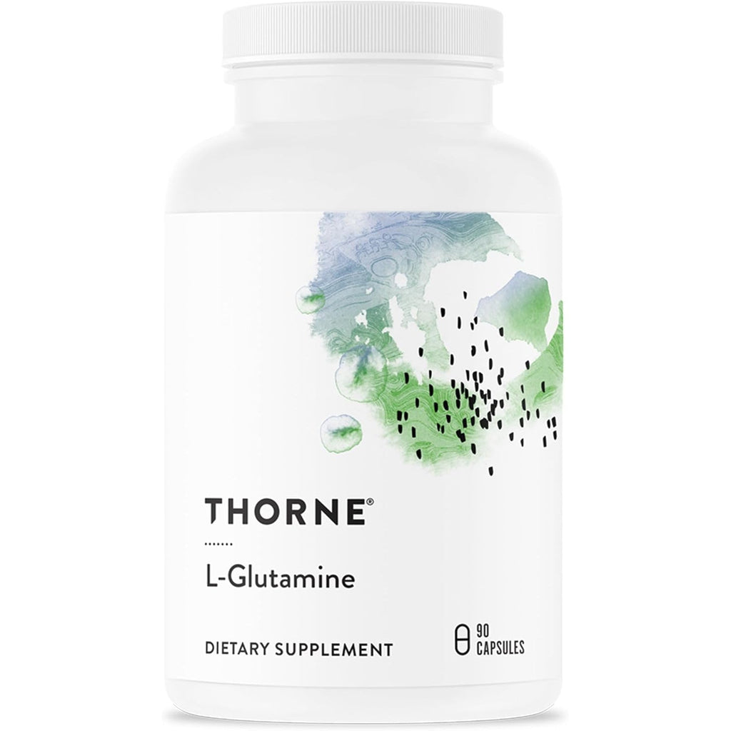 THORNE - L-Glutamine - Amino Acid Supplement for Immune System & GI Health - Promotes Post-Exercise Muscle Cell Repair* - Third-Party Certified - Gluten, Dairy & Soy-Free - 90 Capsules