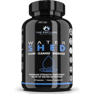 Water Pills Diuretic Water Retention - Liver Detox, Kidney Cleanse, Weight, Swelling Legs & Feet, Edema, Bloating Relief, Fluid Balance - Dandelion Vitamin B6 Green Tea Watershed Max Strength 60Ct (1)