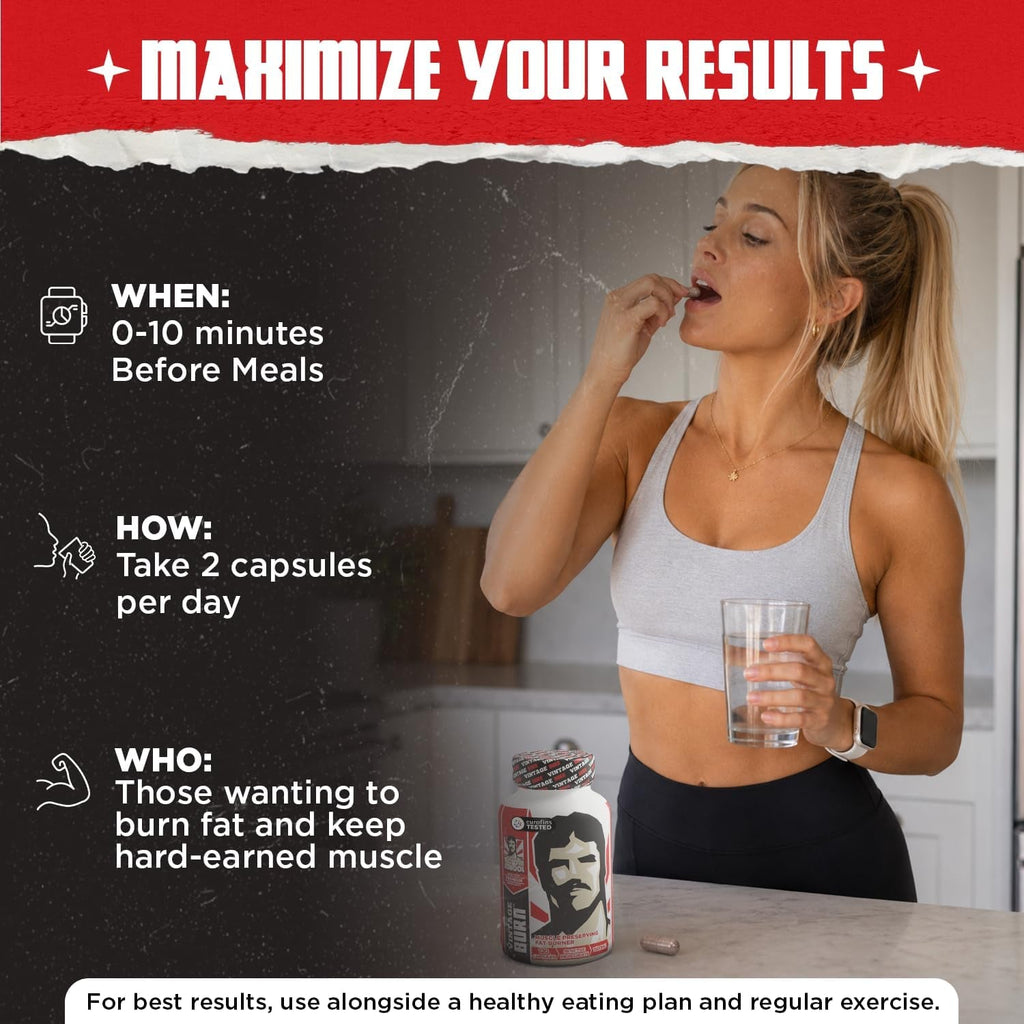 Premium Thermogenic Fat Burner for Men & Women | Weight Loss Pills for Preserved Lean Muscle & Burn Stubborn Fat | Appetite Suppressant for Weight Loss for Increased Energy | USA Made - 120 Capsules
