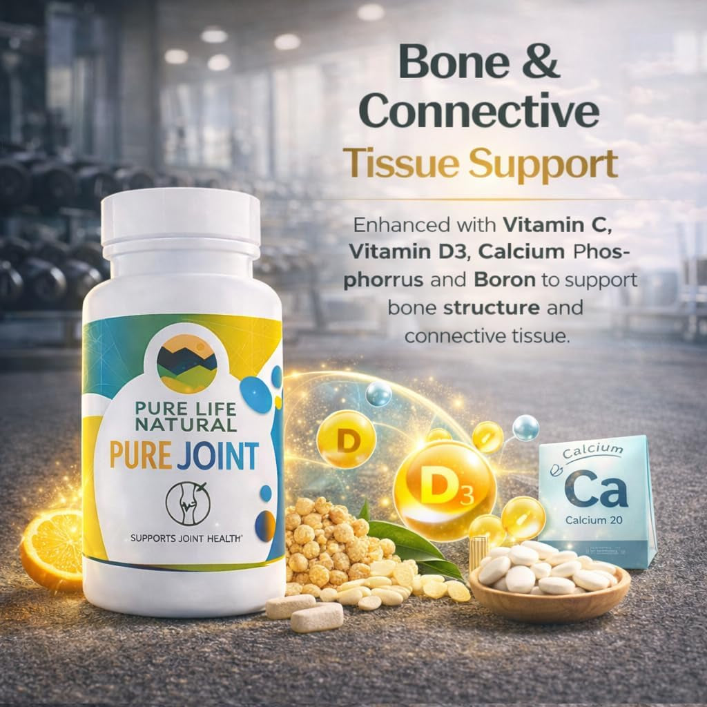 Pure Joint – Glucosamine Chondroitin MSM - Joint Support Supplement – Joint Mobility & Cartilage Support – 90 Tablets by Haidy Cruz