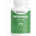 Moringa Capsules, Natural Green Superfood Supplement for Sustained Energy, Immune Support & Digestive Wellness, Non-Gmo, Vegan, 60 Capsules