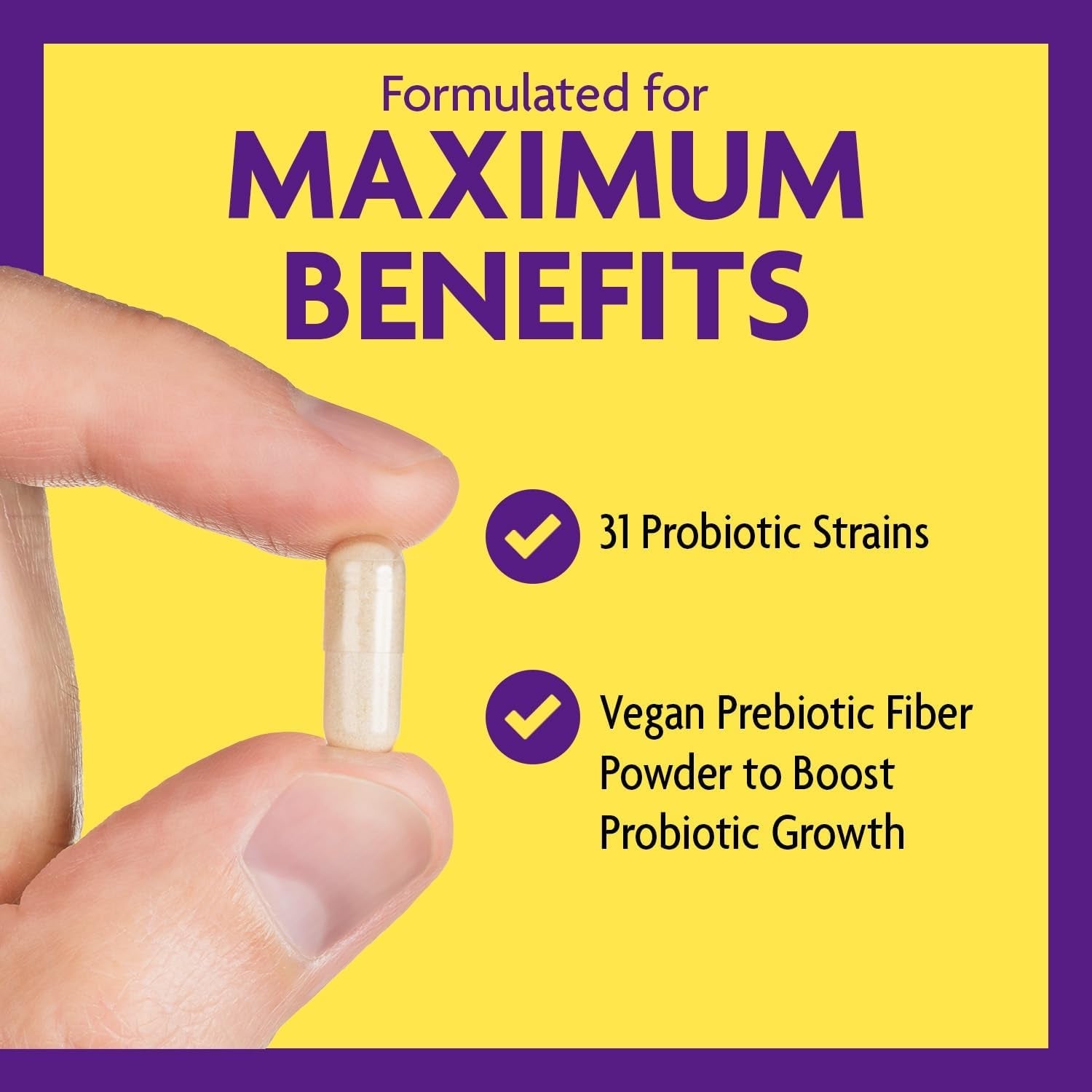 Innovixlabs Multi Strain Probiotics for Women & Men - Probiotic Supplement - 50 Billion CFU - Gut Health, Immune Support, Digestion, Lactobacillus Acidophilus, Prebiotics and Probiotics, 60 Capsules
