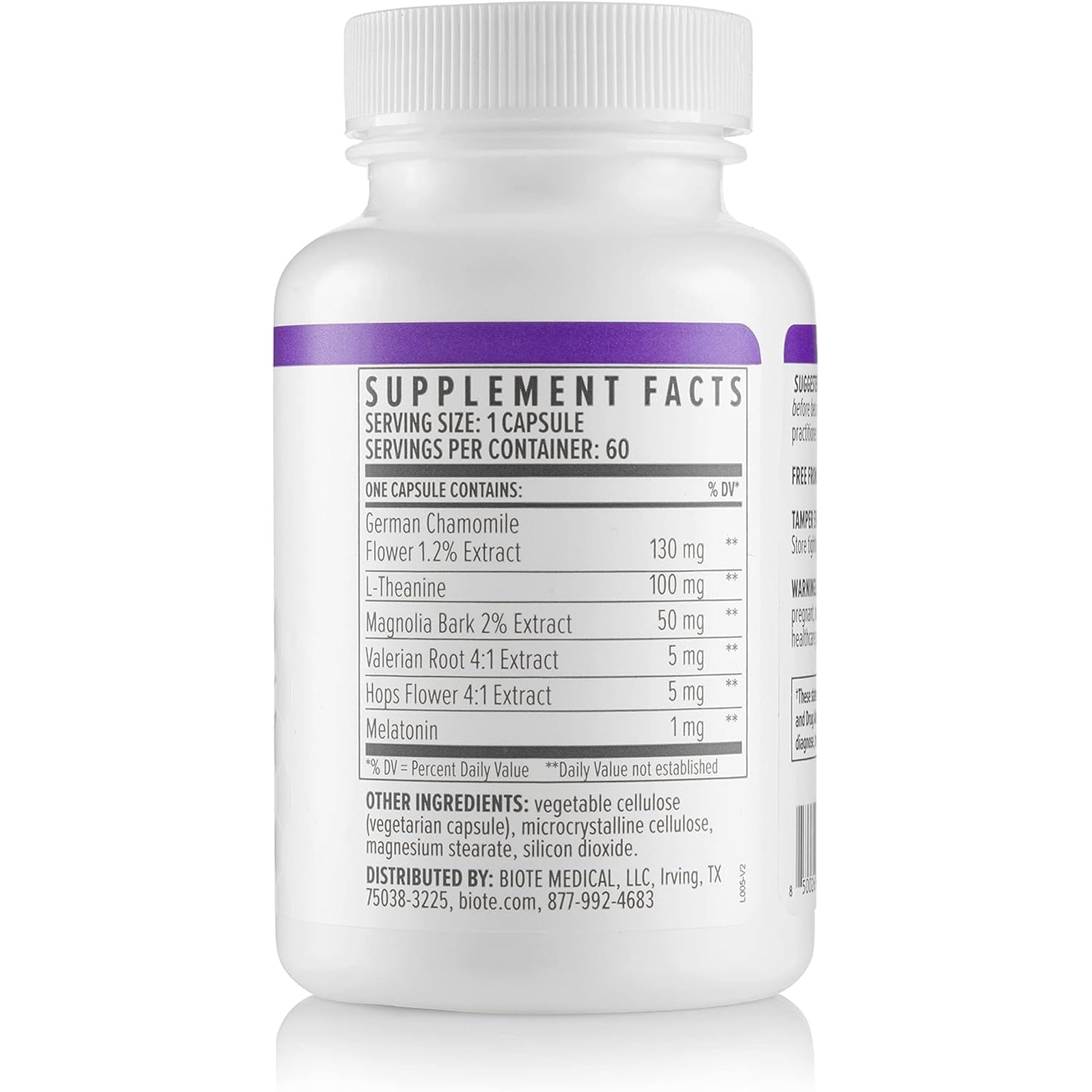 Biote Nutraceuticals - Best Night'S Sleep - Restfulness + Awake Refreshed (60 Capsules)