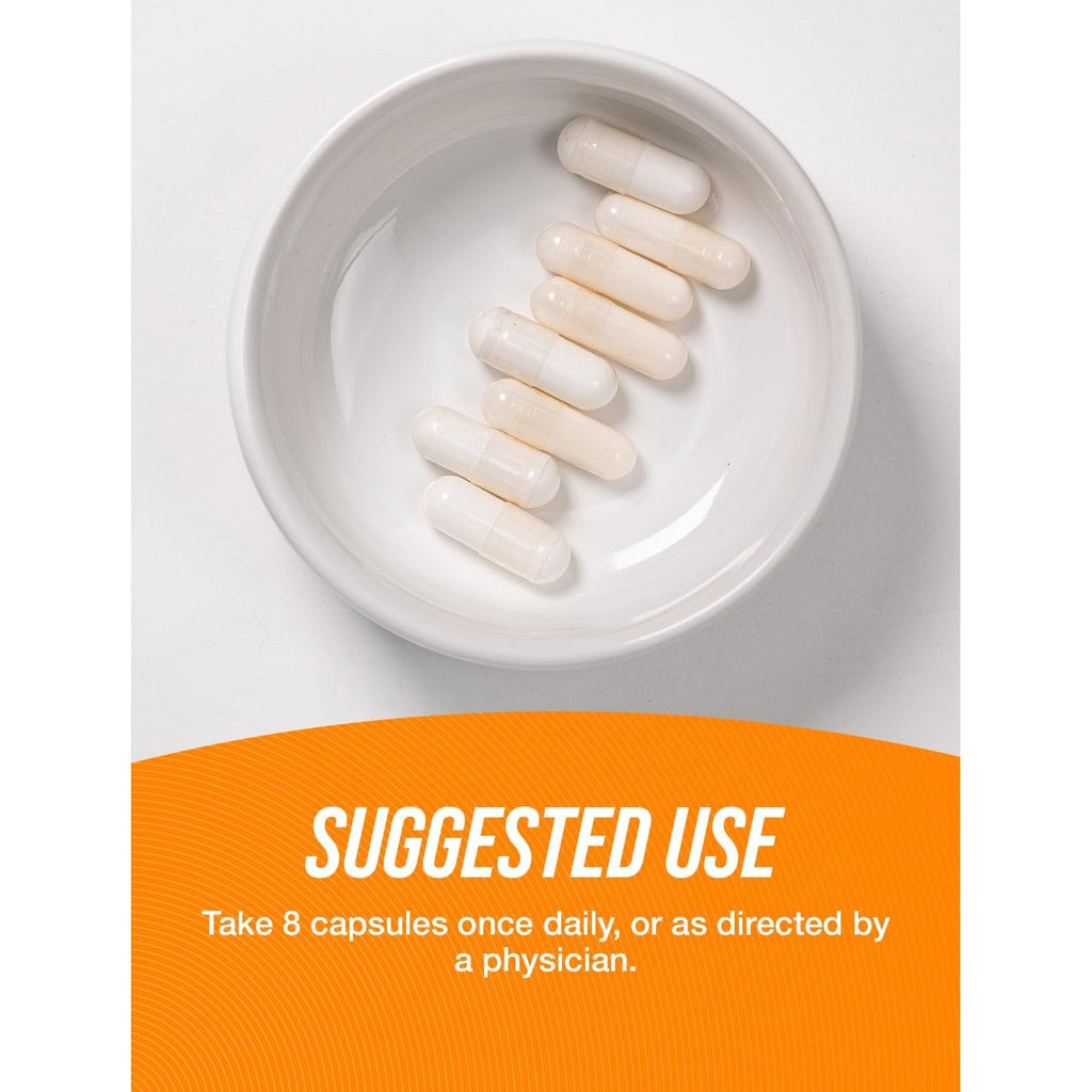 Bulksupplements.Com L-Citrulline Capsules - Citrulline Supplement, L-Citrulline 3000Mg Capsules - Citrulline Pills, Gluten Free - 8 Capsules per Serving, 240 Capsules (Pack of 1)