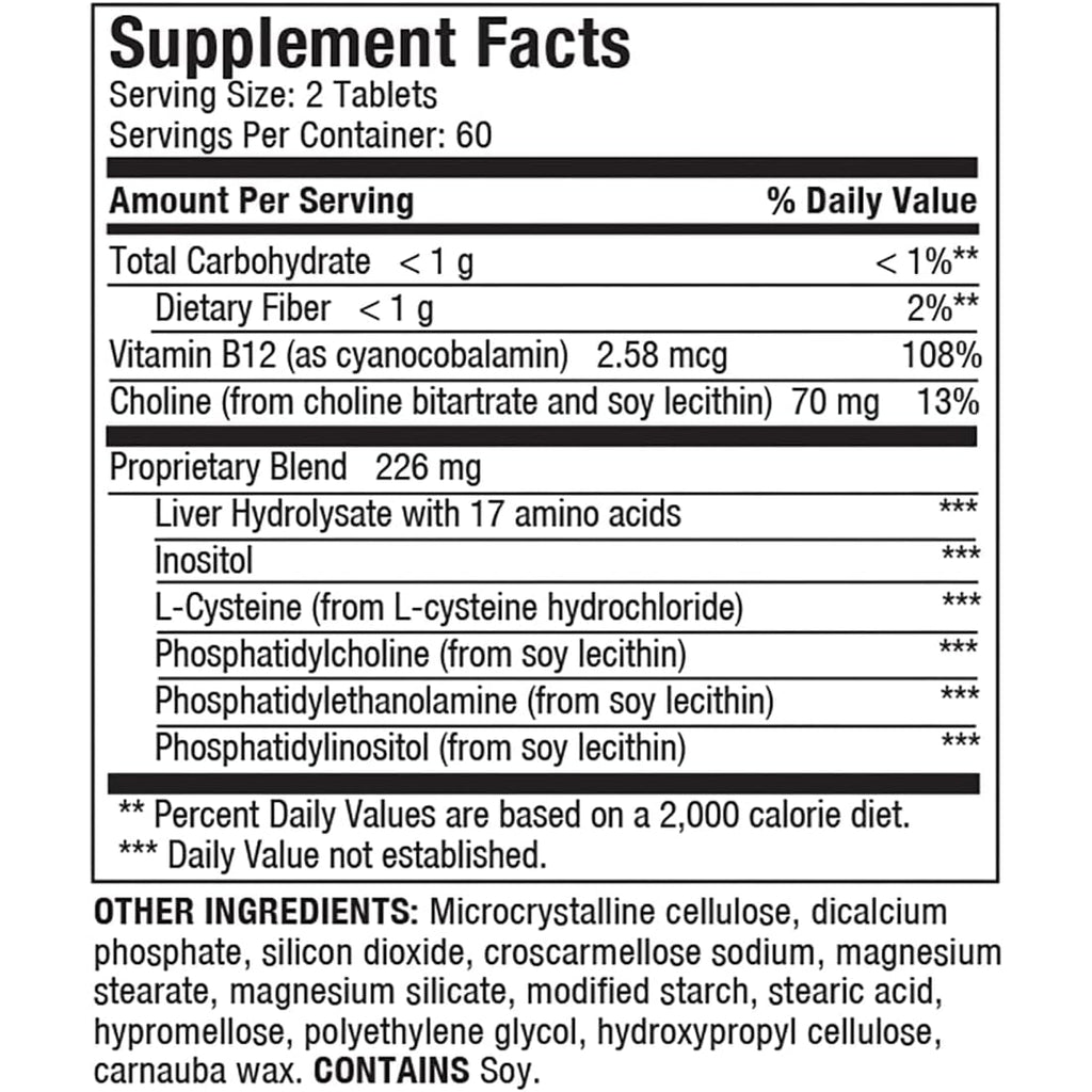 LIVERITE Liver Aid 2-Pack 120 Tablets (Total 240Ct) Supports Healthy Liver Function, Cleansing, Energy & Daily Wellness