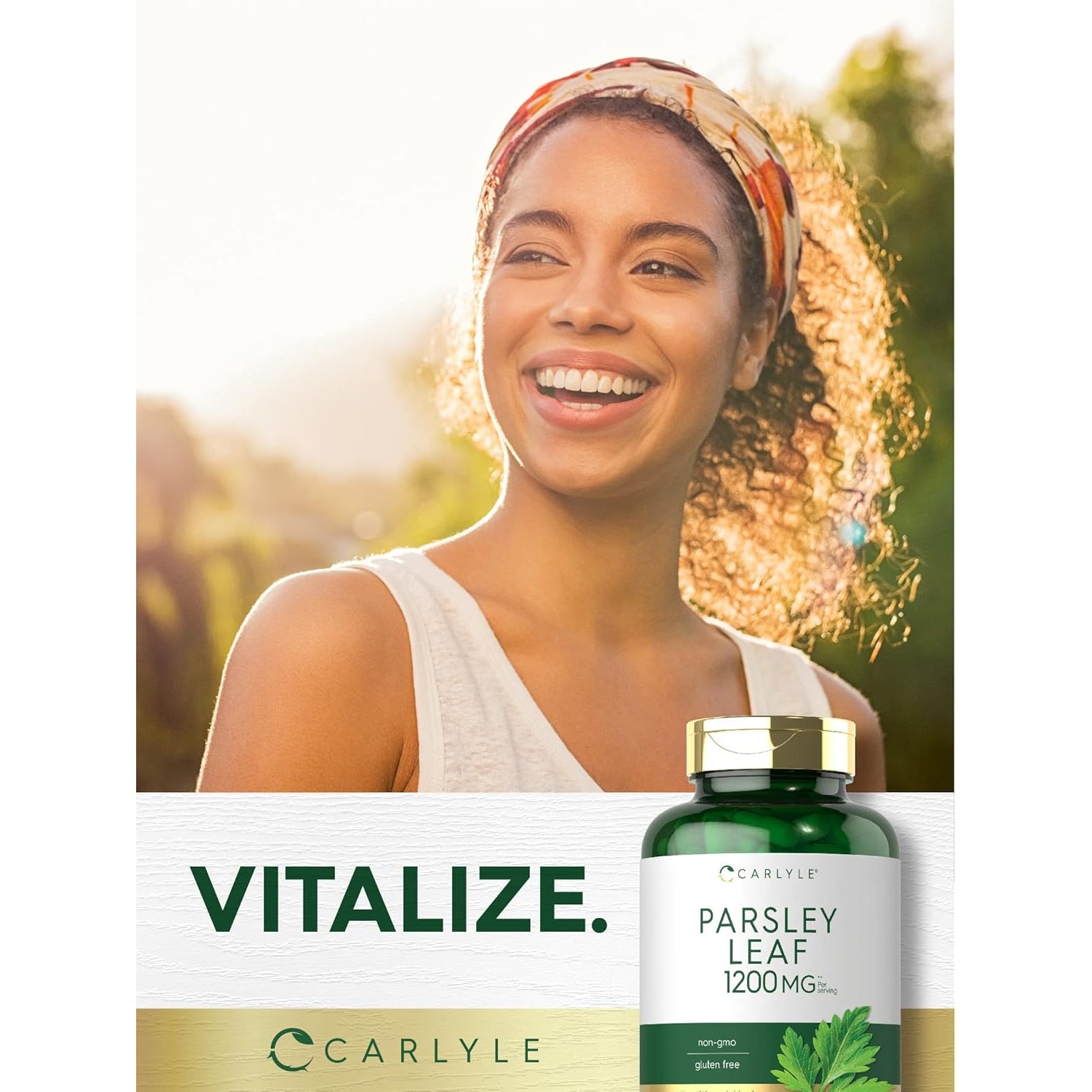 Carlyle Parsley Leaf Capsules | 300 Count | Non-Gmo, Gluten Free Supplement