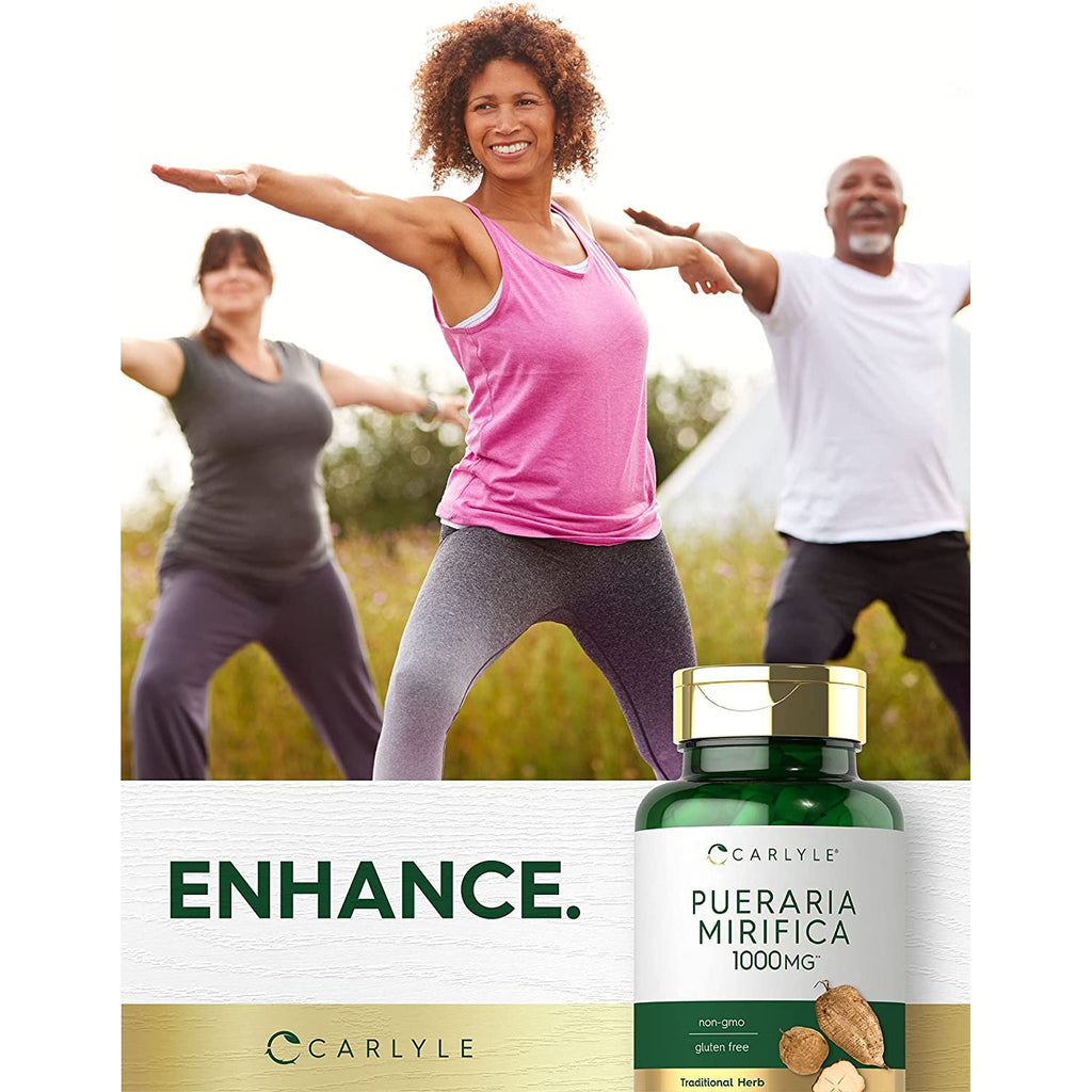 Carlyle Pueraria Mirifica Capsules | 120 Count | Root Extract | Non-Gmo & Gluten Free Supplement