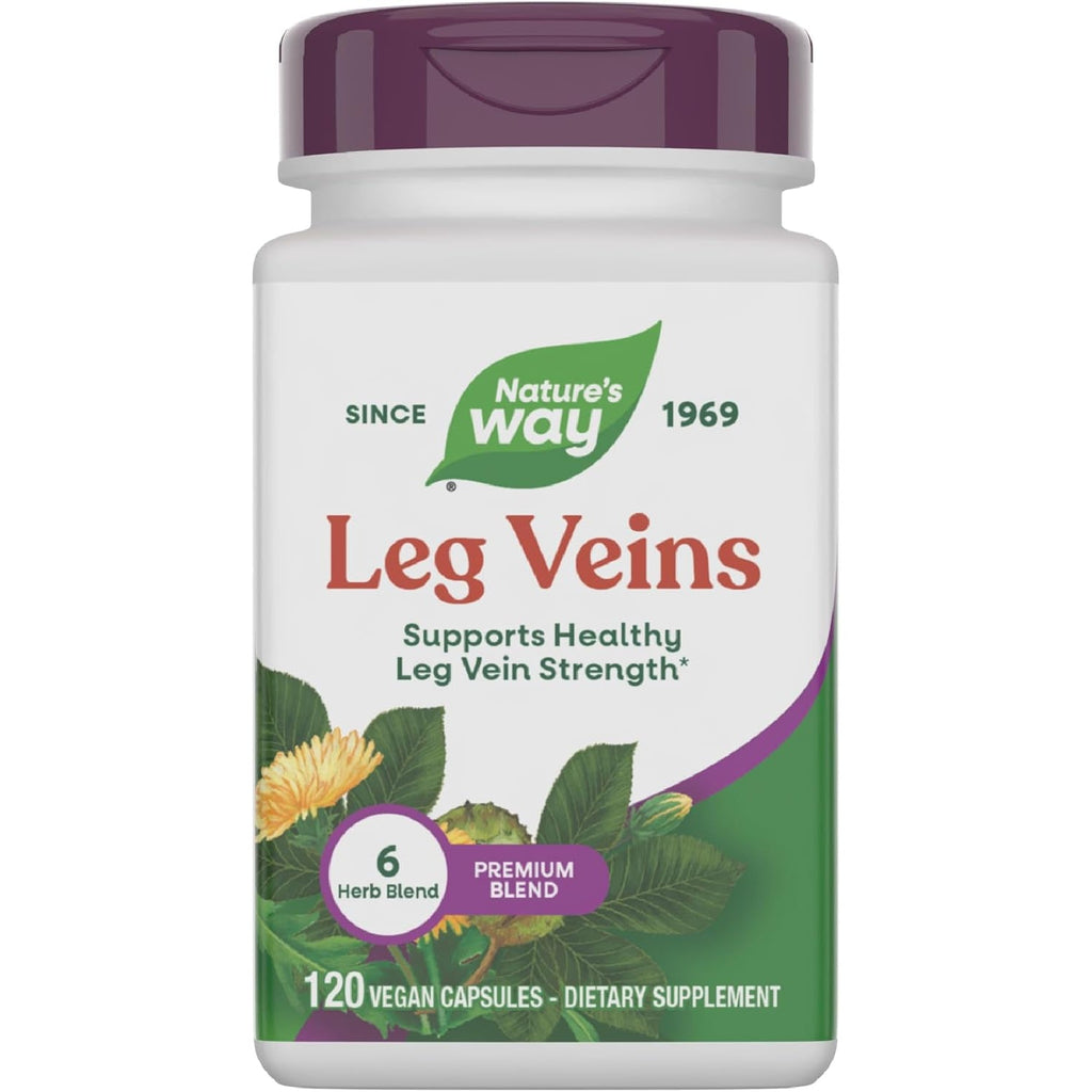 Nature'S Way Premium Blend Leg Veins; Vegetarian; 120 Vegetarian Capsules