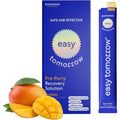 EASY TOMORROW - Natural Energy & Morning Vitality Jelly Stick - Daily Korean Skin Health Supplement & after Drinking Support with DHM & Glutathione - K-Beauty Inspired (Mango Flavor, 10 Sticks)