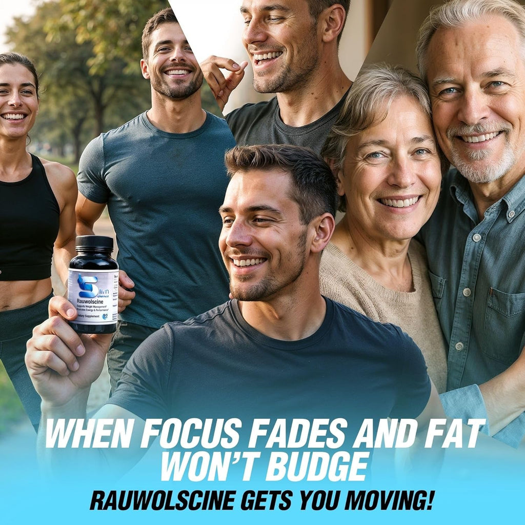 Rauwolscine Yohimbine HCL Dietary Supplement - 3Mg per Capsule, 90 Capsules Once a Day | Supports Energy, Focus, Performance and Healthy Metabolism