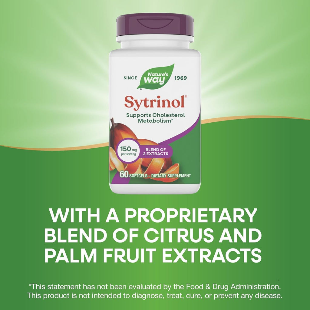 Nature'S Way Sytrinol Cholesterol Control; Premium Blend; 60 Softgels