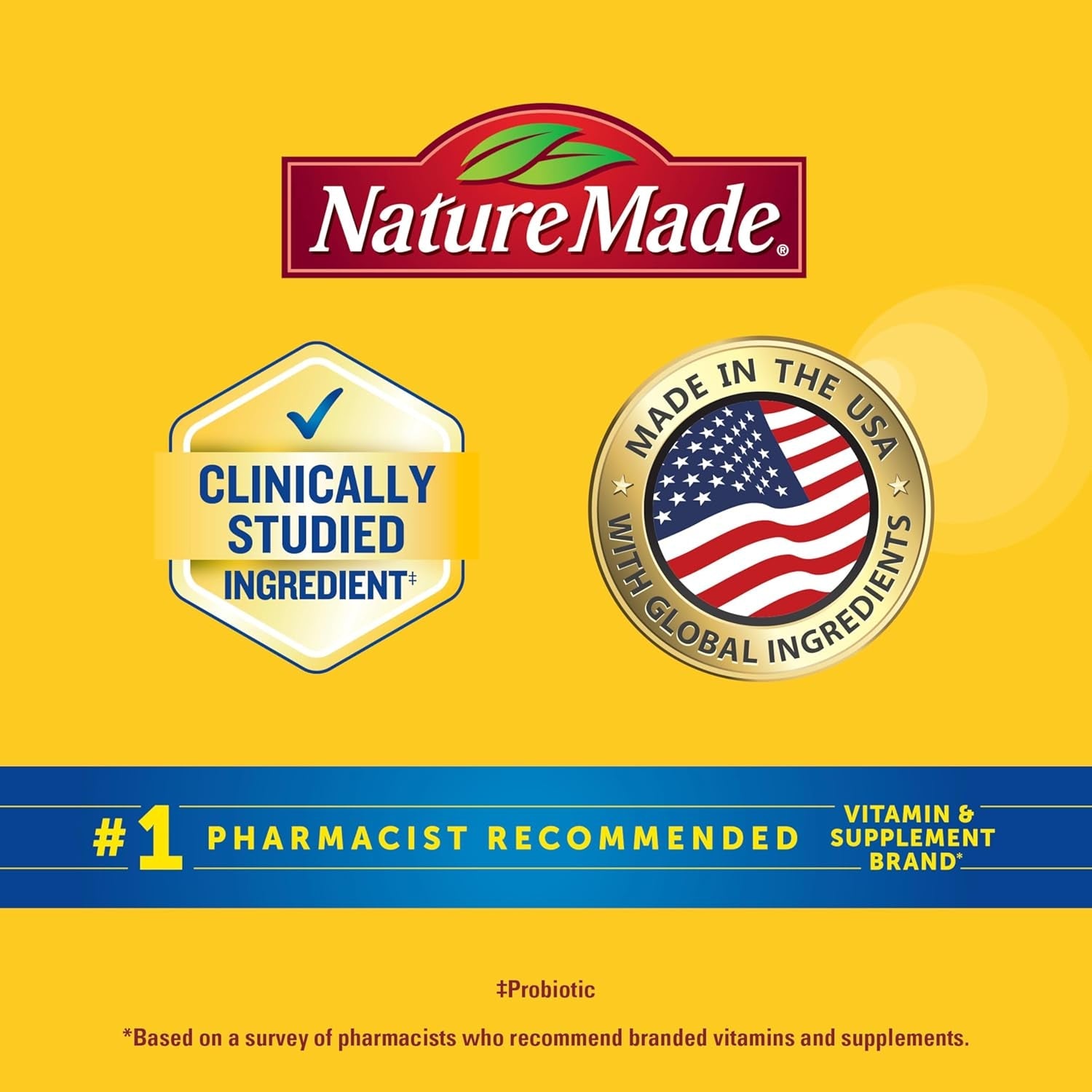 Nature Made Probiotic + Prebiotic Fiber Gummies for Daily Gut Health, Fiber Supplement with Probiotics for Digestive Health Support, 50 Gummies, 25 Day Supply