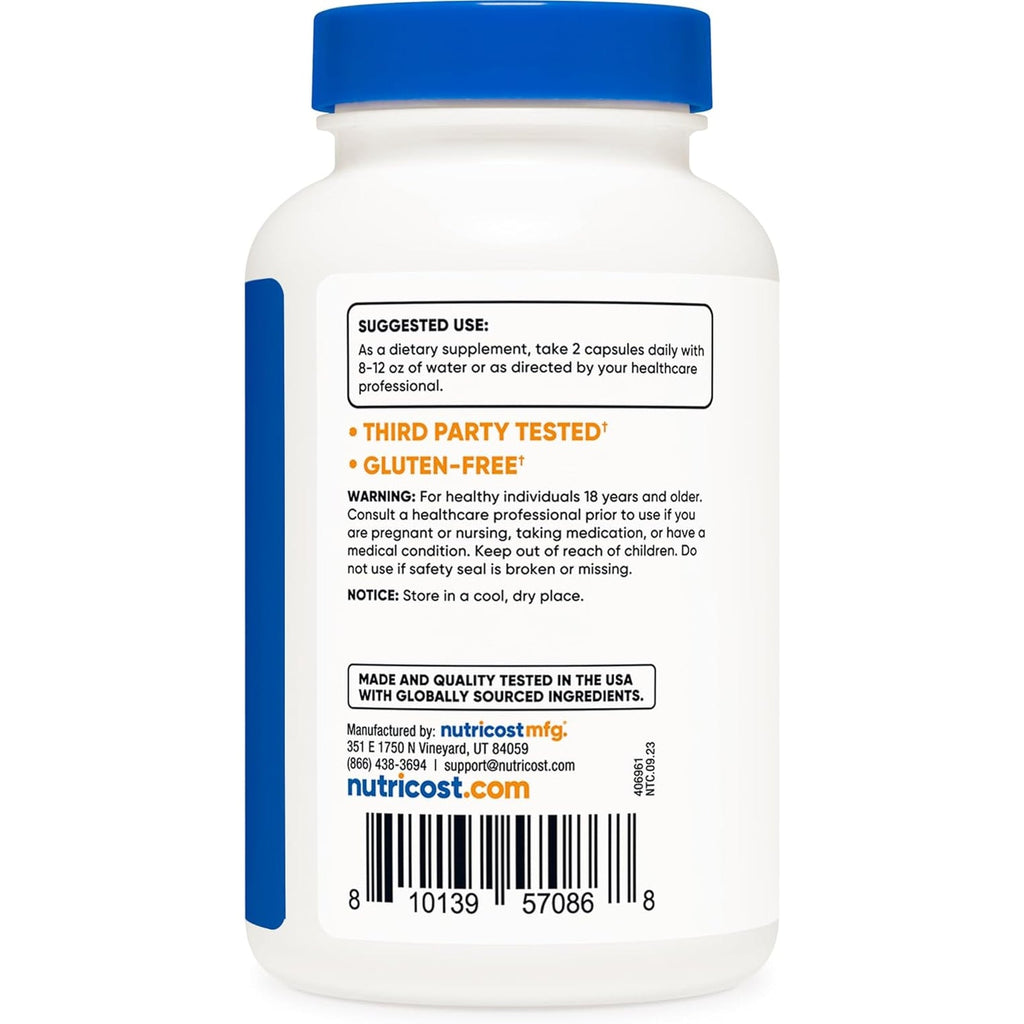 Nutricost Andrographis Extract Capsules (1000Mg) (120 Capsules) - Health and Wellness Vegetarian Supplement, 60 Servings