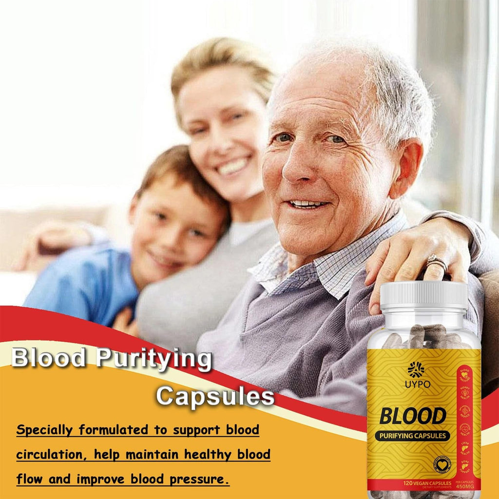 Blood Purifying Capsules, Gluten Free, Gmo-Free, Vegan 450 Mg (1PC)