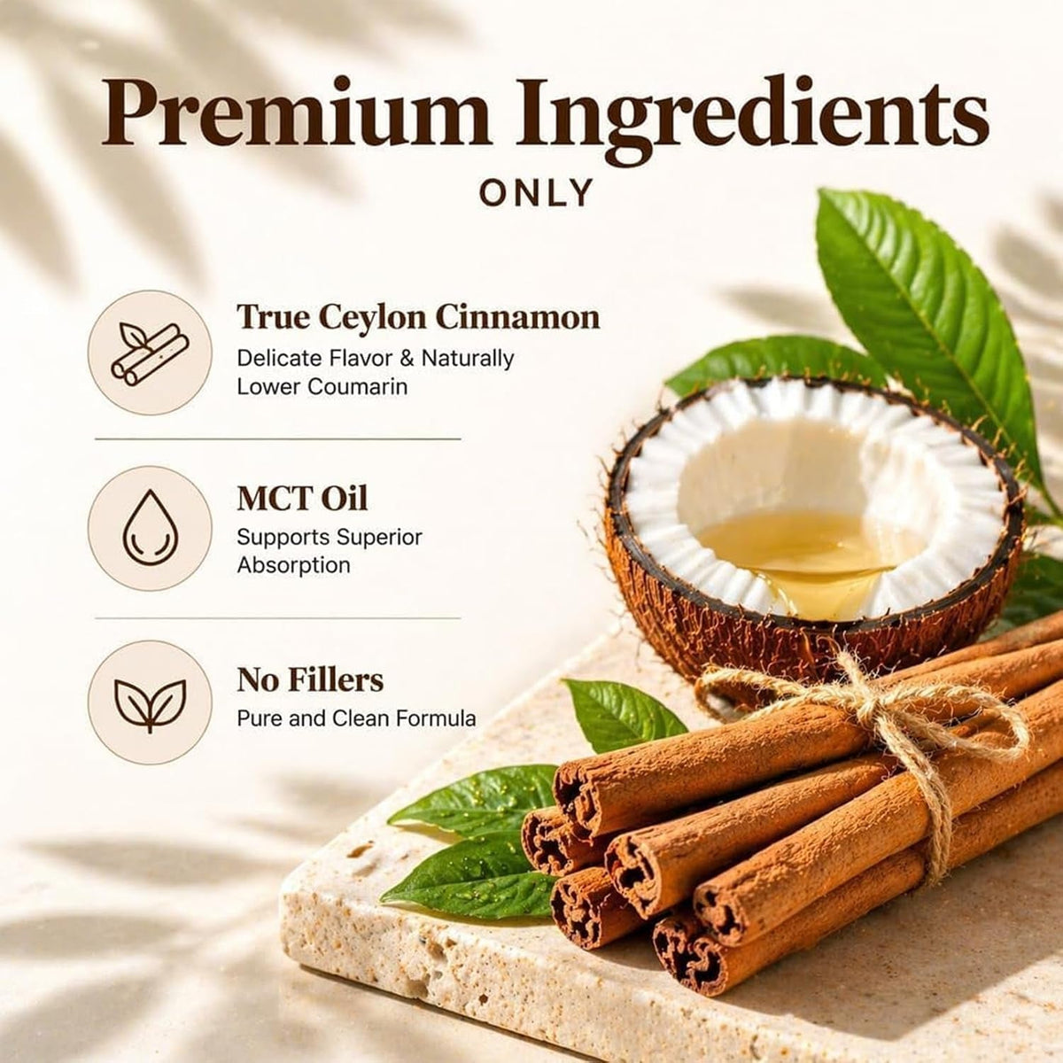 Ceylon Cinnamon Capsules with MCT Oil, Equivalent, Non-Gmo, Gluten Free, 300 Softgels (1)