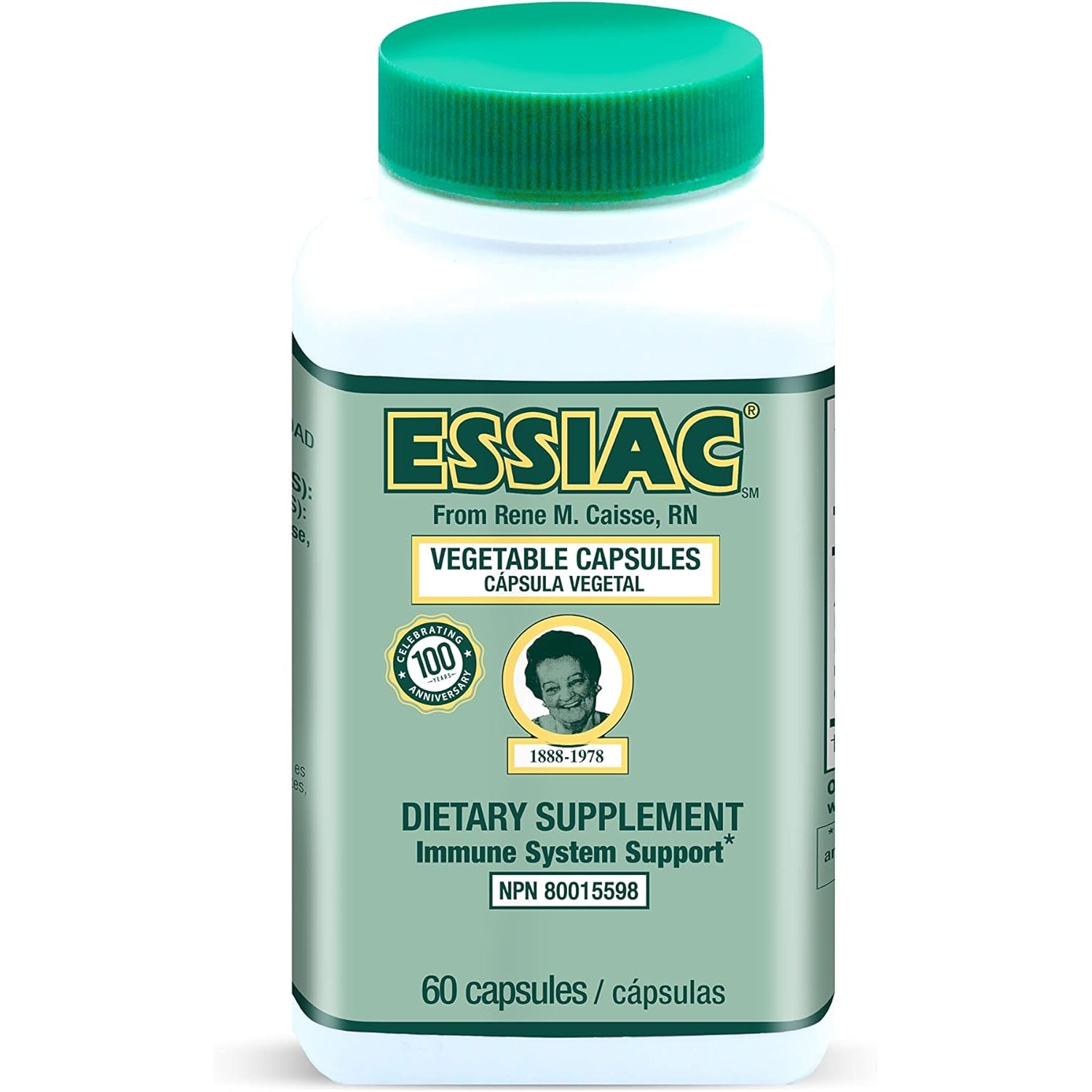 ESSIAC Tea All-Natural Herbal Extract Capsules – 60 Capsules | Powerful Antioxidant Blend to Help Promote Overall Health & Well-Being | Original Formula since 1922