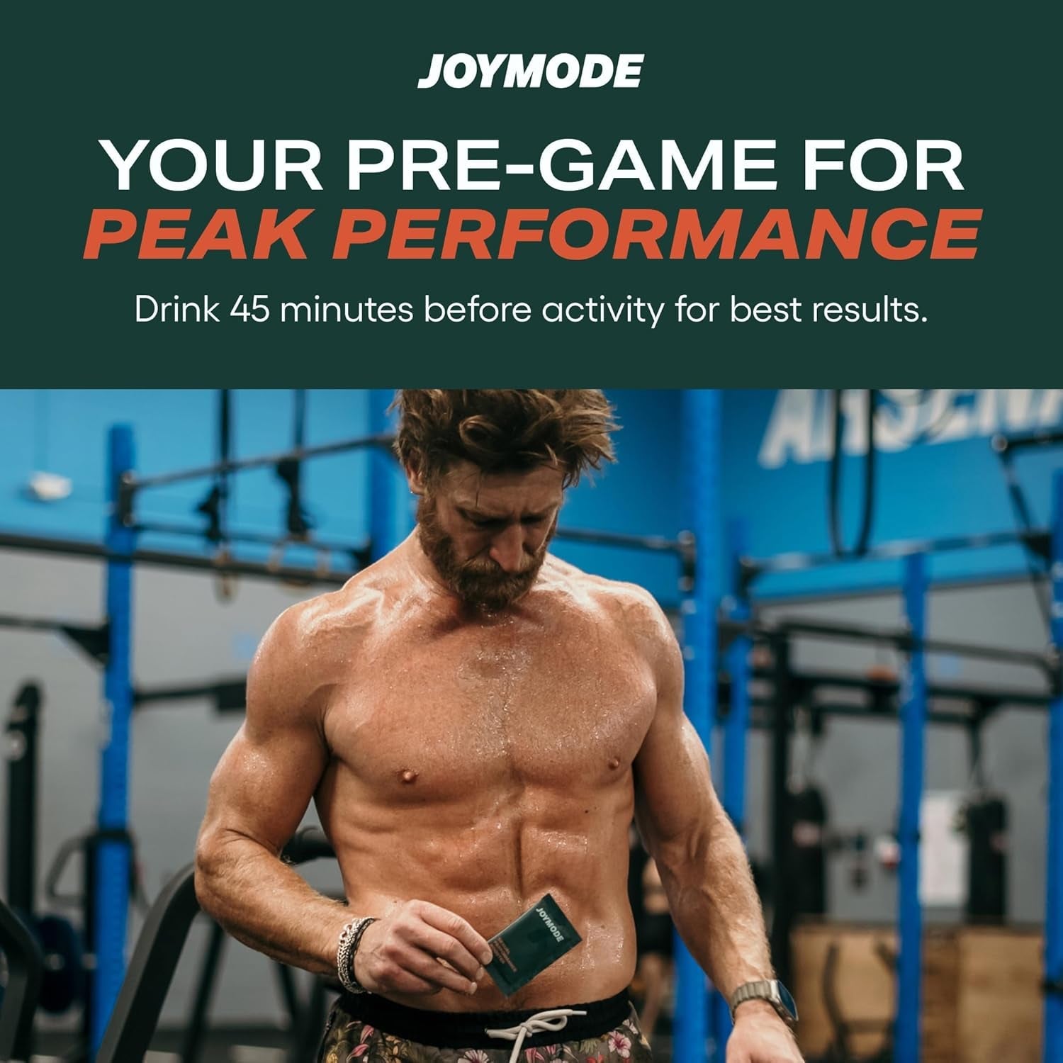 JOYMODE Sexual Performance Booster for Men – Fast-Acting Erection & Libido Support with L-Arginine, L-Citrulline & Ginseng – Premium On-Demand Male Enhancing Supplement Powder