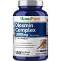 Nusapure Diosmin Complex 1,000Mg per Serving 180 Veggie Caps (Non-Gmo, Vegan) Citrus Aurantium