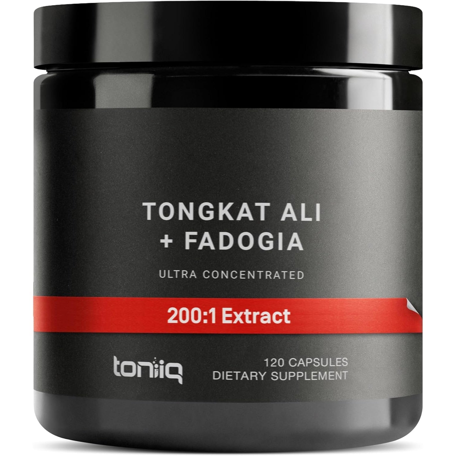 Tongkat Ali Fadogia Agrestis - Ultra High Potency 200:1 Tongkat Ali & 30:1 Fadogia Agrestis - 2% Eurycomanone -Third-Party Lab Tested - 120 Capsules
