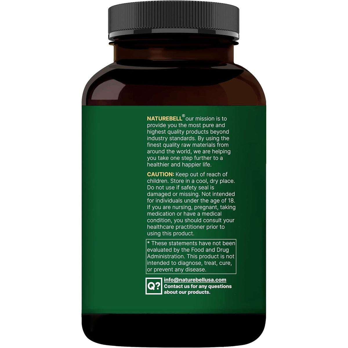 Naturebell Glutathione Supplement 2,000Mg per Serving, 240 Veggie Capsules | 98%+ Purity Verified, Bioavailable Reduced Glutathione Pills, Active Form, Master Antioxidant – Vegan Friendly & Non-Gmo