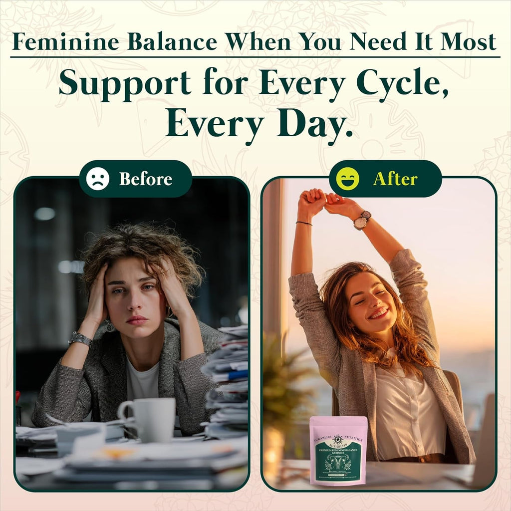 Premium Feminine Balance Gummies for Women - Hawaiian Pineapple Gummies for Women PH Balance Wellness, Immune Support, Vegan Daily Supplement for Odor and Flora Health , 60 Counts - 30 Servings
