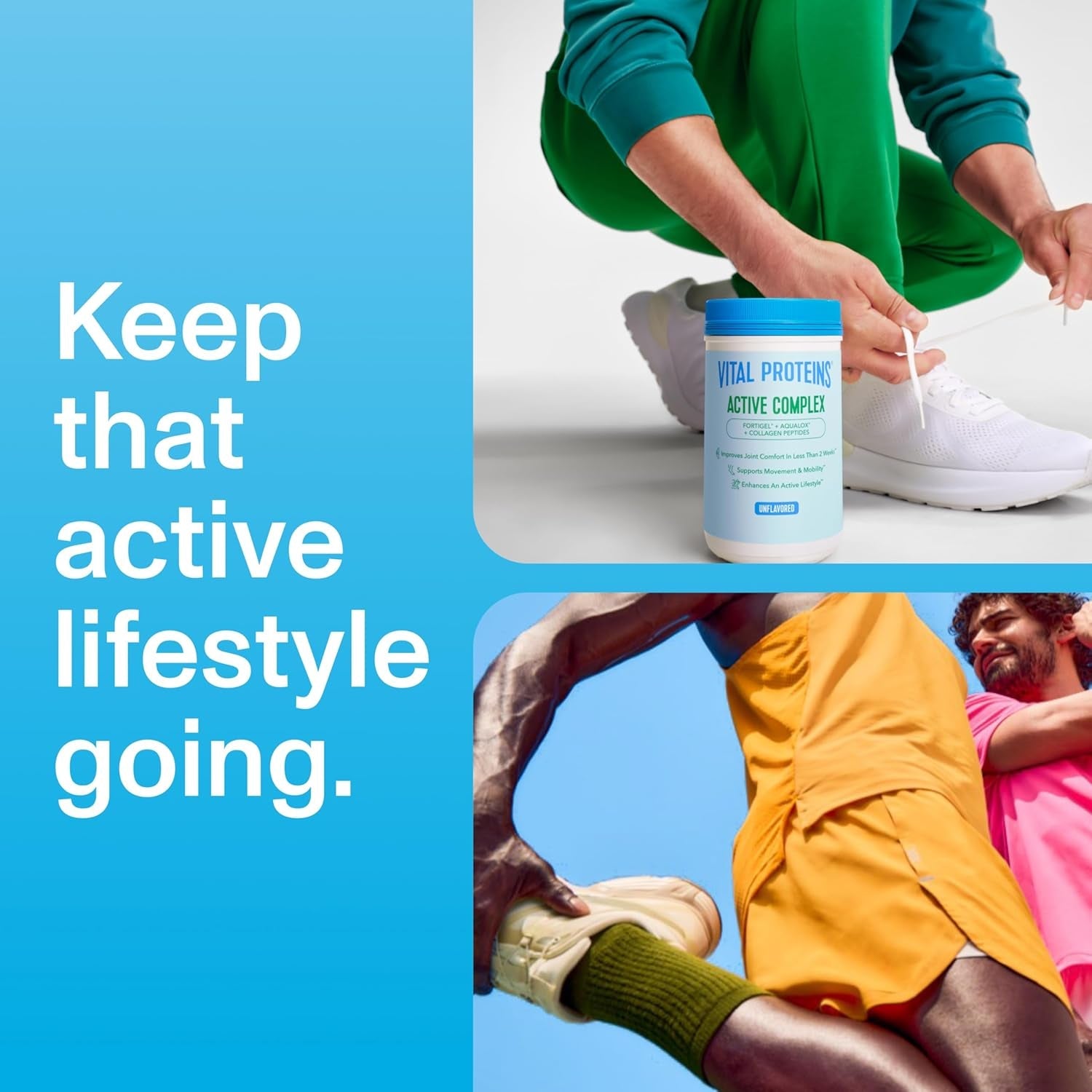 Vital Proteins® Active Complex, 20G Collagen Peptides, Improves Joint Comfort, Supports Movement & Mobility