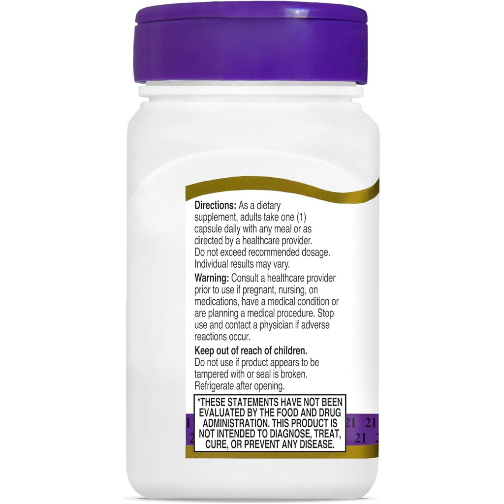 21St Century Acidophilus Probiotic Blend Capsules (100 Count), Daily Probiotic Supplement with Lactobacillus Acidophilus, Supports Digestive Health & Immune System, Non-Gmo, Gluten-Free
