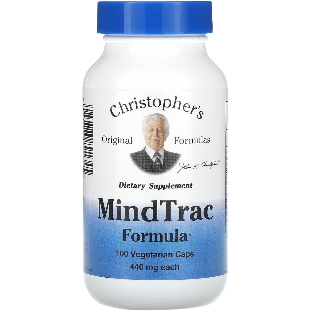 Christopher'S Original Formulas Mindtrac Formula, Natural Mood Support & Memory Supplements 100 Caps
