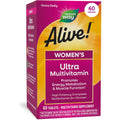 Nature'S Way Alive! Ultra Multivitamin for Women, Complete Daily Women'S Vitamins, High Potency Formula, Promotes Energy Metabolism and Muscle Function*, Vitamin A, C, D, Methylated B12, 60 Tablets