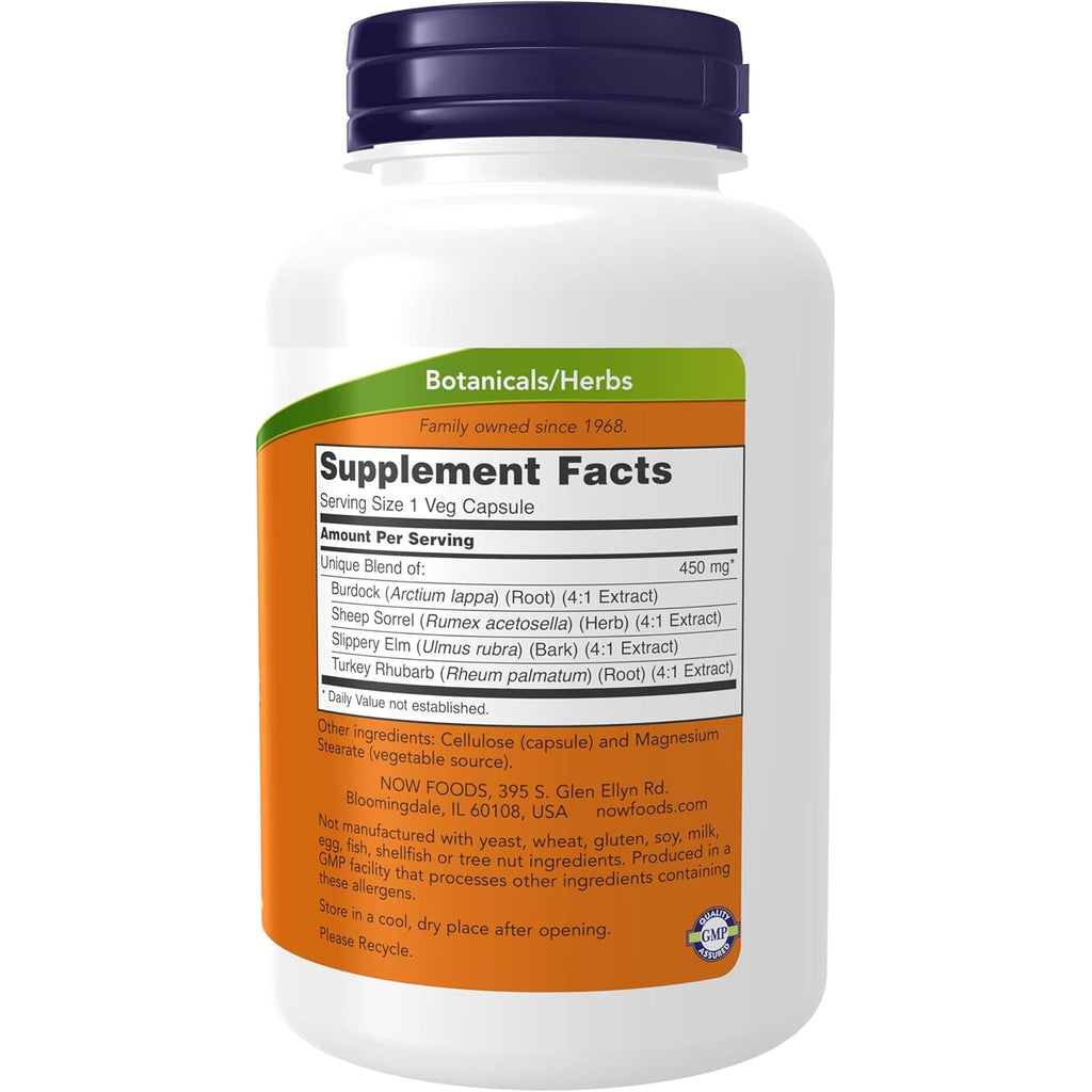 NOW Supplements, Ojibwa Herbal Extract 450 Mg, 180 Veg Capsules