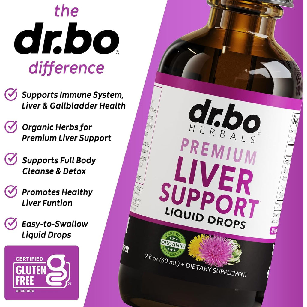 Liver Cleanse Detox & Repair Organic - Natural Liver Support Supplement Liquid Drops, Milk Thistle Dandelion, Chanca Piedra Extract, Artichoke - Gallbladder Health Formula Supplements Liquid Drops 2Oz