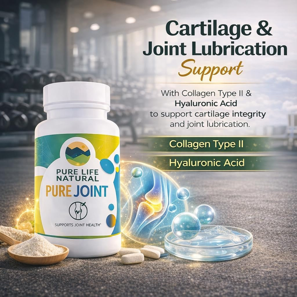 Pure Joint – Glucosamine Chondroitin MSM - Joint Support Supplement – Joint Mobility & Cartilage Support – 90 Tablets by Haidy Cruz