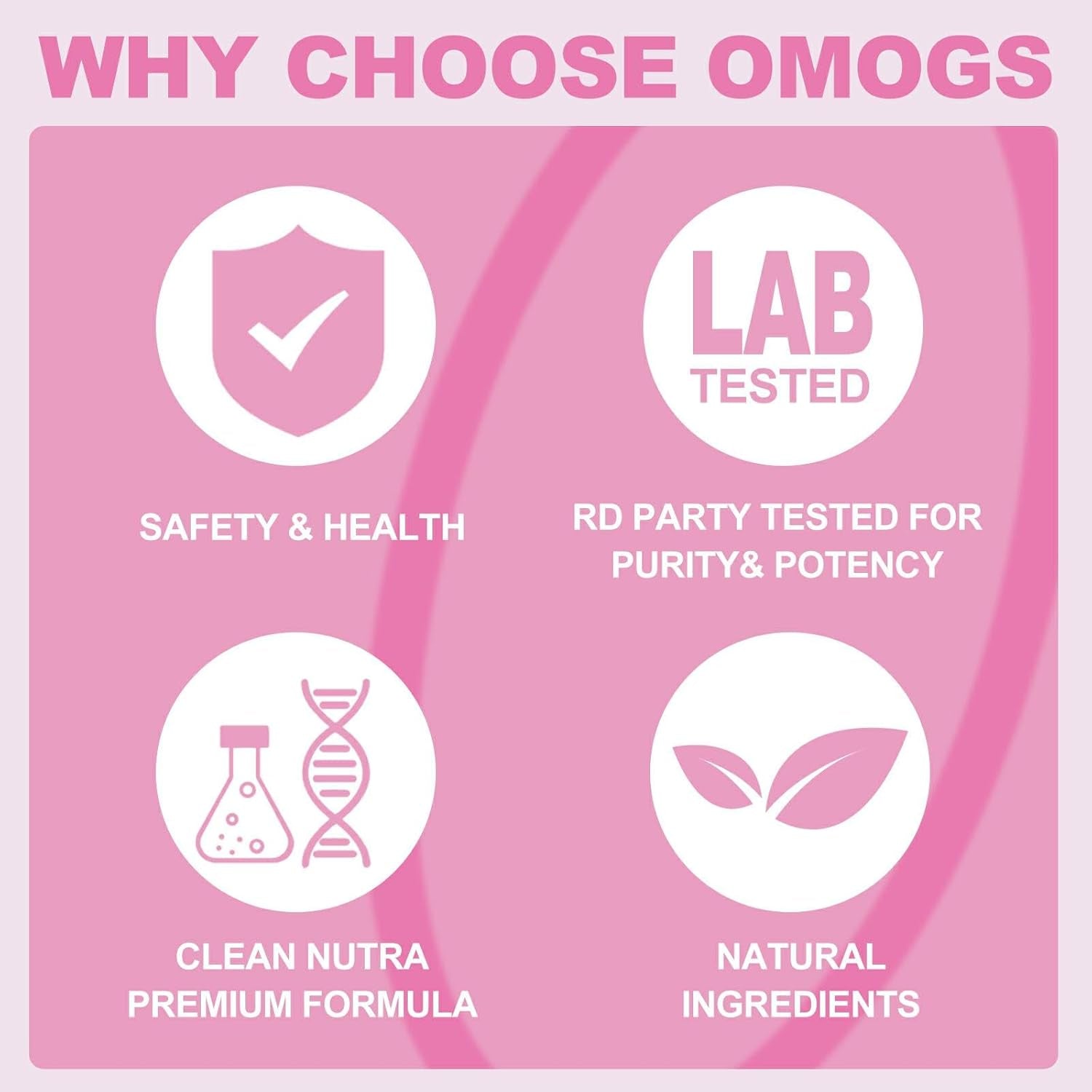 OMOGS Collagen Peptides Powder, with Prebiotics & Cranberry Extract -Hydrolyzed Collagen Peptides Support Hair, Skin, Nail, Bone & Digestive Health, Grass Fed, Non-Gmo, for Women & Men