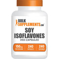 Bulksupplements.Com Soy Isoflavones Capsules - Soy Isoflavones Supplement - Vegan & Gluten Free, 1 Capsule per Serving (150Mg), 240 Count (Pack of 1)