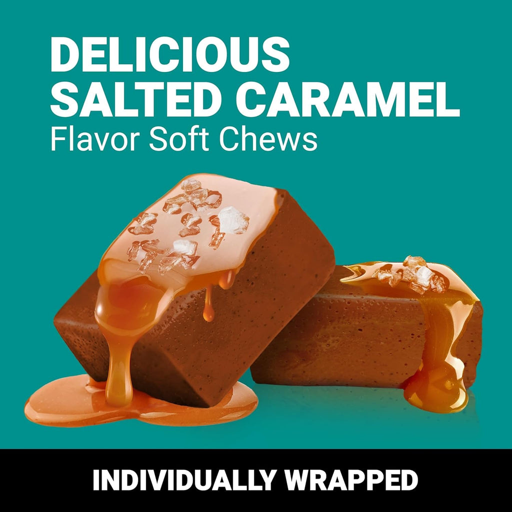 Force Factor Superior Sea Moss, Premium Irish Sea Moss to Support Energy, Immune Function, Gut Health, & Skin Health, Non-Gmo, Gluten Free, Salted Caramel Flavor, 60 Soft Chews