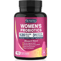DRFOSTER Probiotics for Women Digestive Health, Vaginal Probiotics 120 Billion CFU 31 Strains with Digestive Enzymes & Prebiotics & D Mannose & Cranberry for Urinary Tract, 90 Capsules