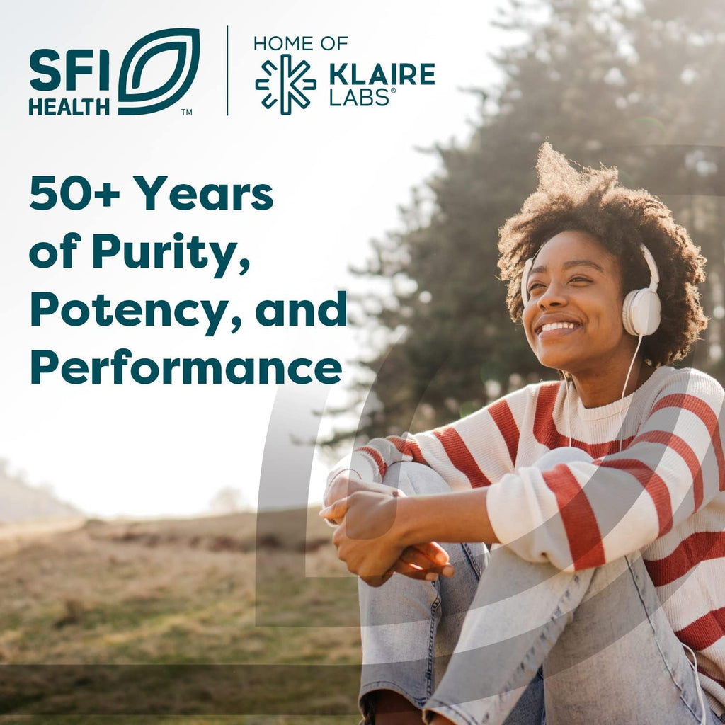 Klaire Labs SFI Health Ther-Biotic Synbiotic - Prebiotics and Probiotics for Women & Men - 50 Billion CFU Probiotic Capsules with Sunfiber - Digestive Health and Immune Support (30 Ct)