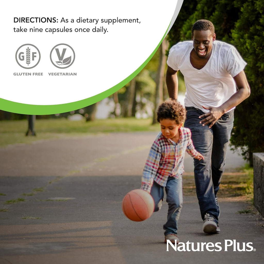 Naturesplus Source of Life - 180 Capsules - Multivitamin & Mineral Supplement - Supports Natural Energy & Overall Well-Being - Gluten Free, Vegetarian - 20 Servings