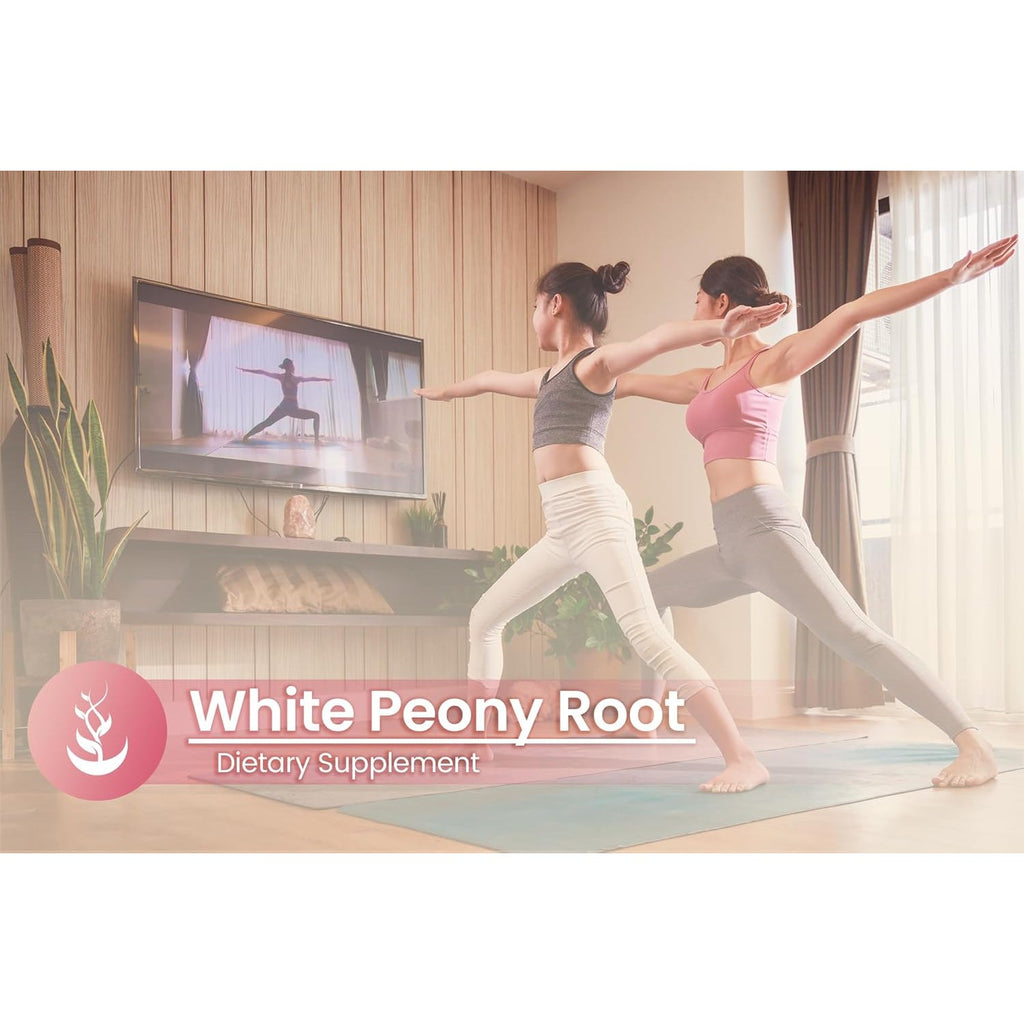 PURE ORIGINAL INGREDIENTS White Peony, (100 Capsules) Always Pure, No Additives or Fillers, Lab Verified