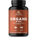 Ancient Nutrition Organ Supplements, Grass-Fed and Wild Organ Complex Capsules, Liver, Heart, Kidney Supports Organ, Cognitive, and Immune System Health, 180 Ct