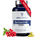Berberine Supplement 1200Mg HCI - 60 Capsules, 3Rd Party Lab Tested, Non-Gmo, GMP Certified - Supports Metabolic Health & Overall Wellness