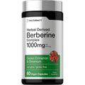 Horbäach Berberine Complex Supplement | 60 Vegan Capsules | with Ceylon Cinnamon & Chromium | Naturally Derived | Non-Gmo, Gluten Free Formula