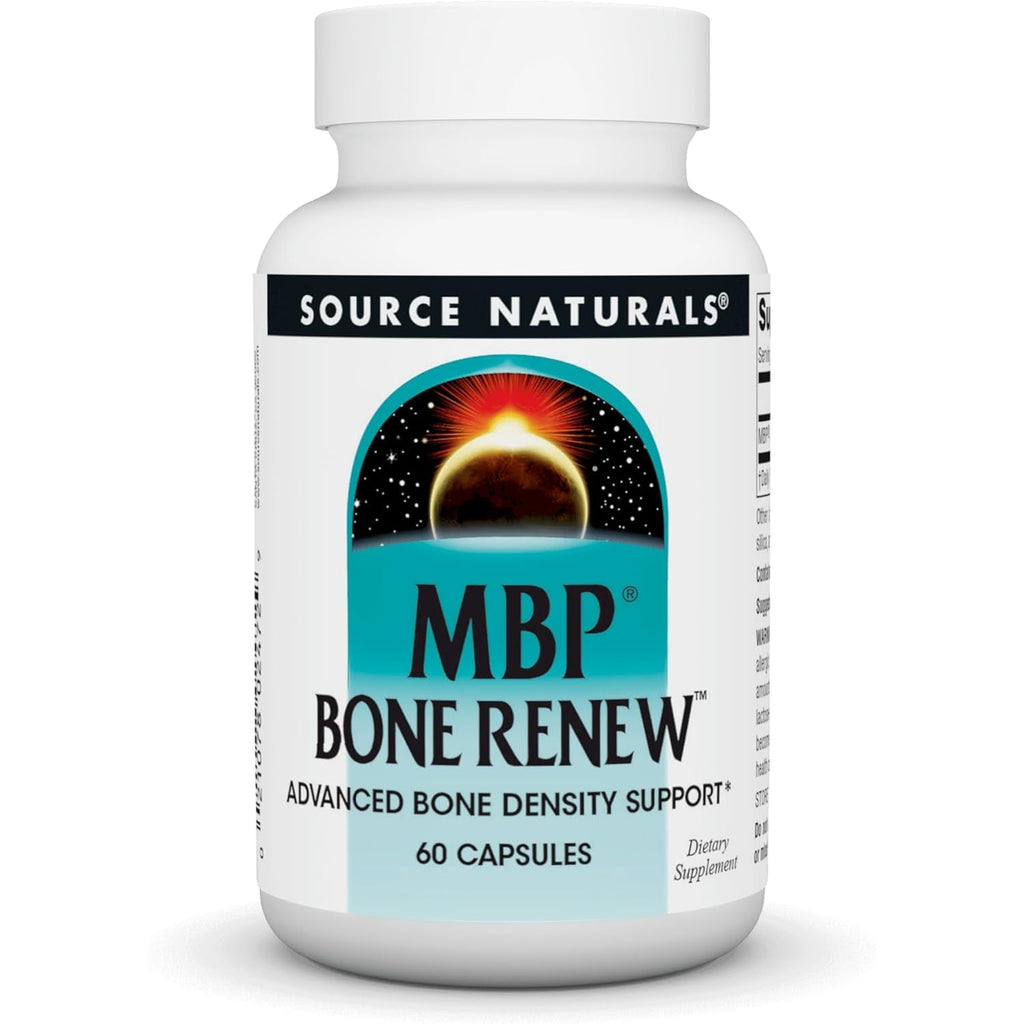 Source Naturals MBP Bone Renew, Milk Protein for Advanced Density Support* - 60 Capsules