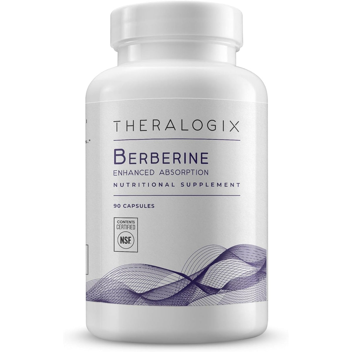 Theralogix Berberine Enhanced Absorption - 90-Day Supply - Made with Berberine Phytosome to Help Support Healthy Metabolism & Hormone Balance* - NSF Certified - 90 Capsules
