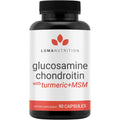 Luma Nutrition Glucosamine Chondroitin MSM - Turmeric, Boswellia - Premium Supplement - for Men and Women - Joint Supplement - 90 Capsules