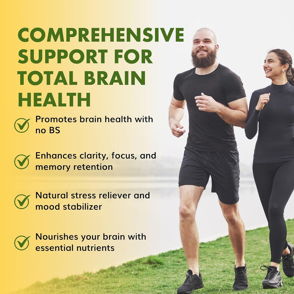 Primal Being Grassfed Beef Brain, Supports Memory, Mood, Focus, Energy, Cognitive Health - 90 Capsules, 1500Mg per Serving