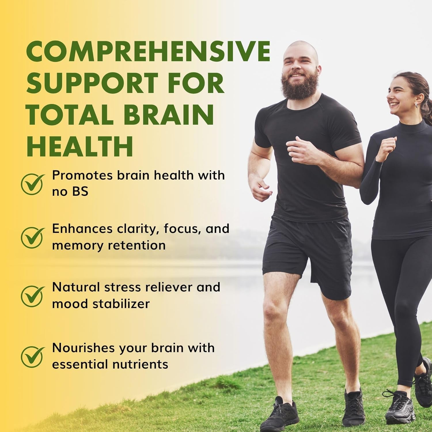 Primal Being Grassfed Beef Brain, Supports Memory, Mood, Focus, Energy, Cognitive Health - 90 Capsules, 1500Mg per Serving