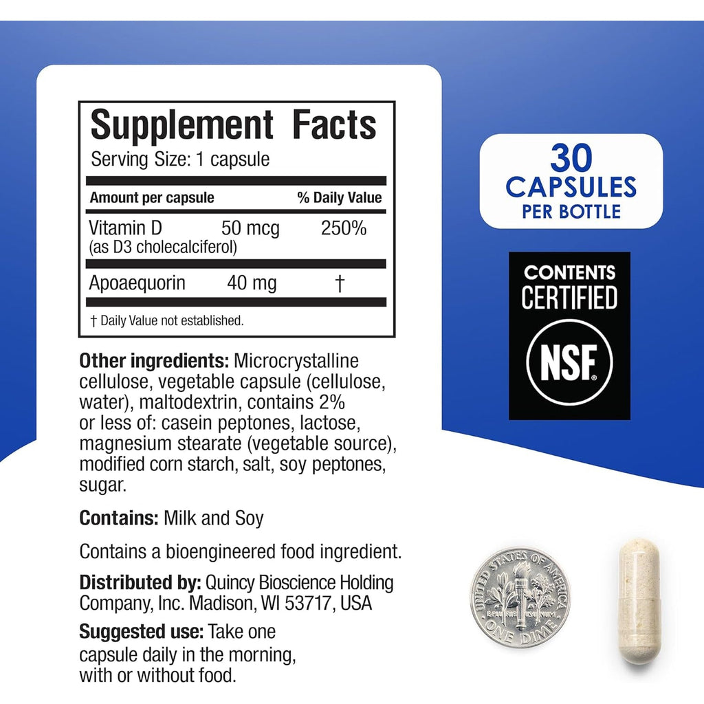Prevagen Professional Formula - 60 Capsules (2 Month Supply) | Formulated for Your Brain | 40Mg of Apoaequorin plus Vitamin D3 with 7-Day Pill Minder