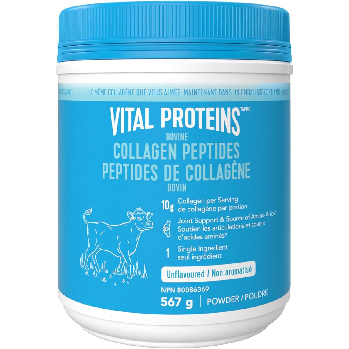 Vital Proteins Unflavoured Collagen Peptides, 567 GR
